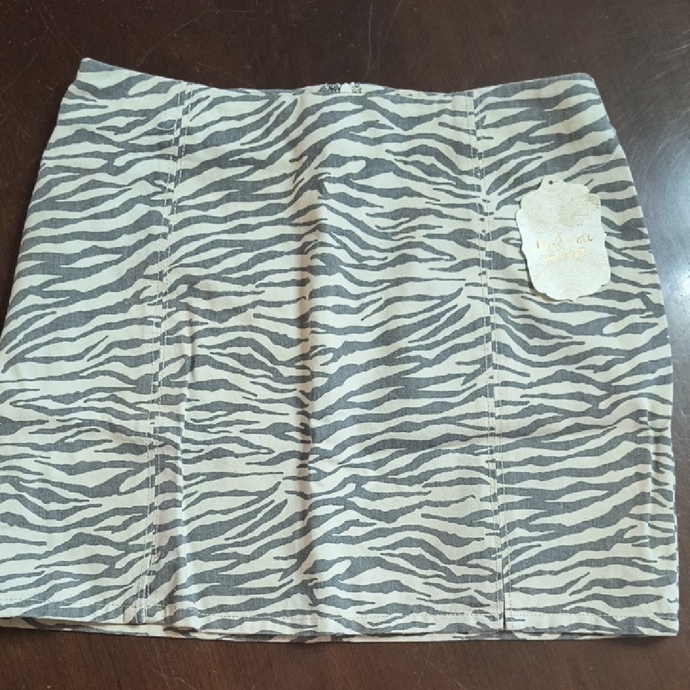 Zebra Print Women's Skirt